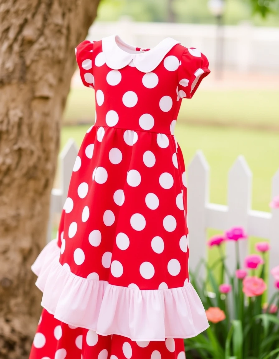 Kid Polka Dot Dress - Image 2